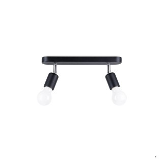 Sollux Lighting Plafon FORNES 2 czarny