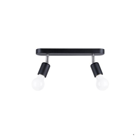 Sollux Lighting Plafon FORNES 2 czarny