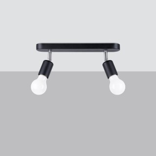 Sollux Lighting Plafon FORNES 2 czarny
