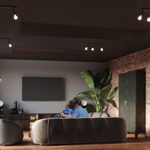 Sollux Lighting Plafon FORNES 2 czarny