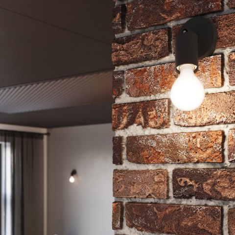 Sollux Lighting Plafon FORNES 3 czarny