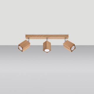 Sollux Lighting Plafon KEKE 3 dąb