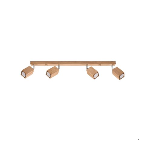 Sollux Lighting Plafon KEKE 4 dąb