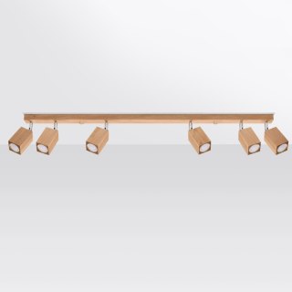 Sollux Lighting Plafon KEKE 6 dąb