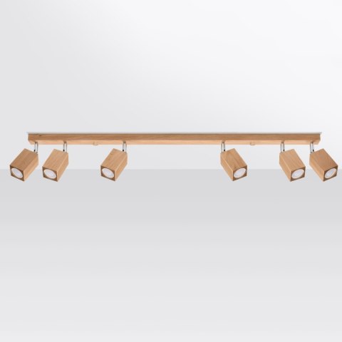 Sollux Lighting Plafon KEKE 6 dąb