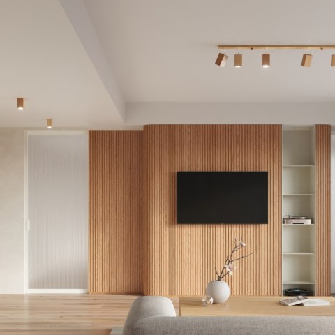 Sollux Lighting Plafon KEKE 6 dąb