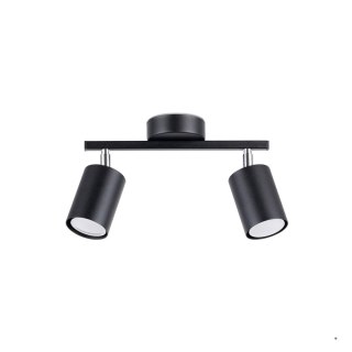 Sollux Lighting Plafon LEMMI 2 czarny