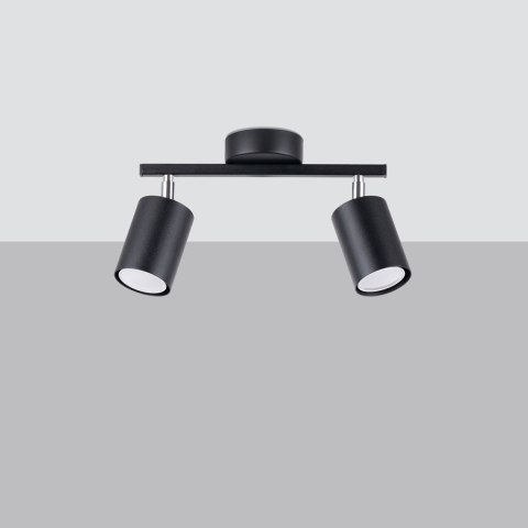 Sollux Lighting Plafon LEMMI 2 czarny