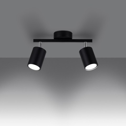 Sollux Lighting Plafon LEMMI 2 czarny