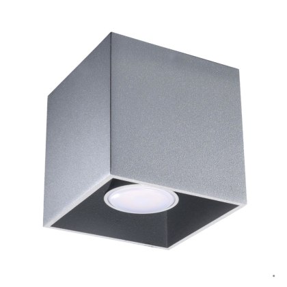 Sollux Lighting Plafon QUAD 1 szary