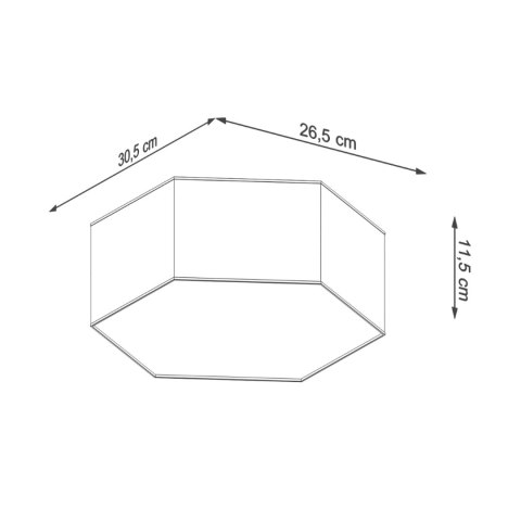 Sollux Lighting Plafon SUNDE 11 biały
