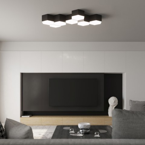 Sollux Lighting Plafon SUNDE 13 czarny