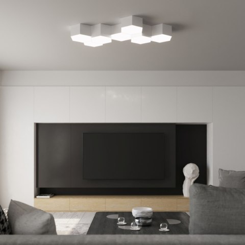 Sollux Lighting Plafon SUNDE 15 biały