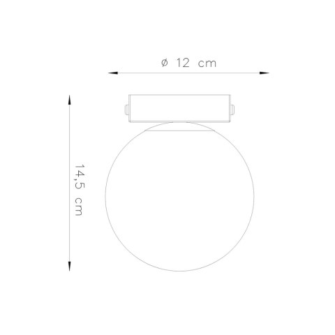 Sollux Lighting Plafon YOLI 1 biały