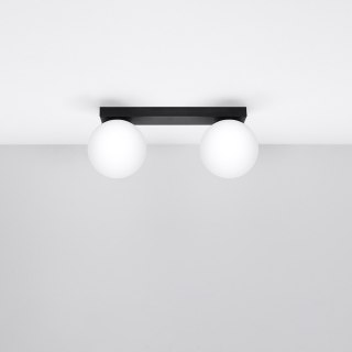 Sollux Lighting Plafon YOLI 2 czarny