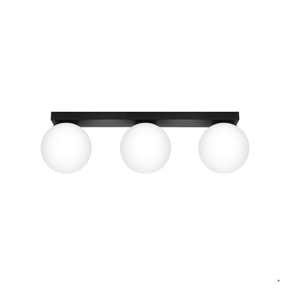 Sollux Lighting Plafon YOLI 3 czarny