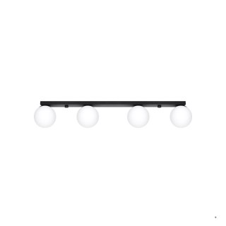Sollux Lighting Plafon YOLI 4 czarny