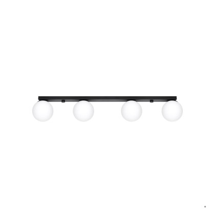 Sollux Lighting Plafon YOLI 4 czarny