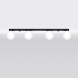 Sollux Lighting Plafon YOLI 4 czarny