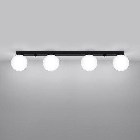 Sollux Lighting Plafon YOLI 4 czarny