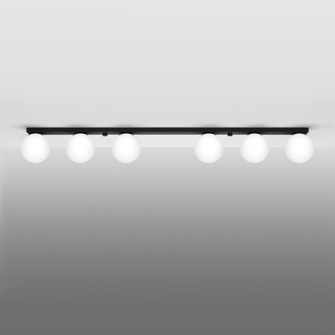 Sollux Lighting Plafon YOLI 6 czarny