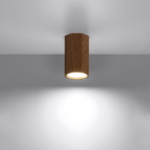 Sollux Lighting Plafon ZEKE 10 dąb