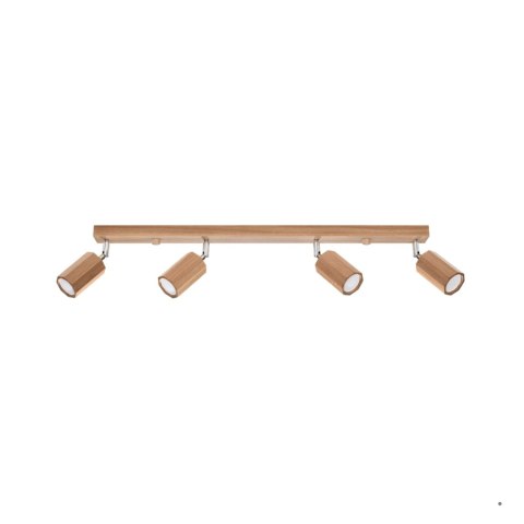 Sollux Lighting Plafon ZEKE 4 dąb