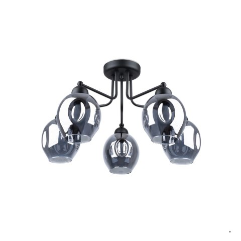 Sollux Lighting Żyrandol FILLAN 5 czarny