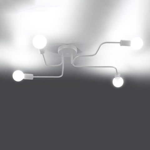 Sollux Lighting Żyrandol VECTOR 4 biały