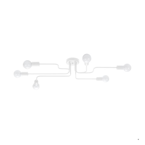 Sollux Lighting Żyrandol VECTOR 6 biały