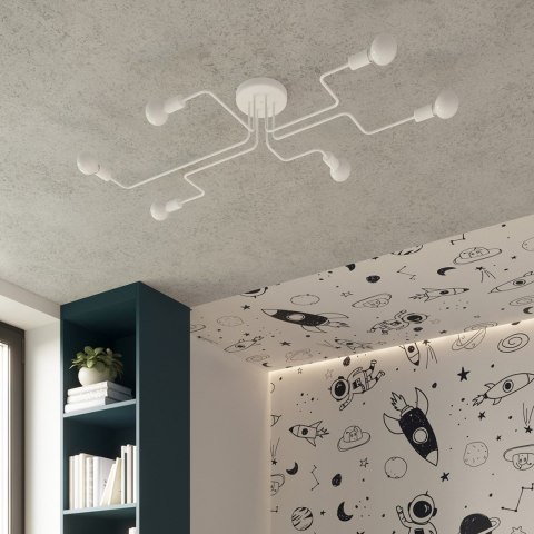 Sollux Lighting Żyrandol VECTOR 8 biały