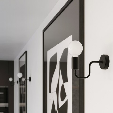 Sollux Lighting Żyrandol VECTOR 8 czarny