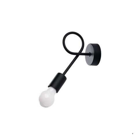 Sollux Lighting Kinkiet LEVAR czarny