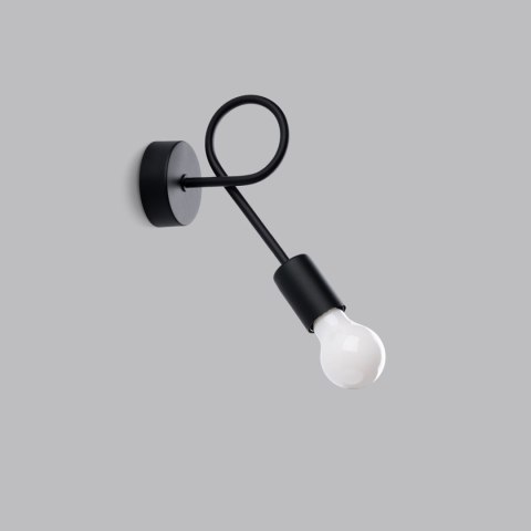 Sollux Lighting Kinkiet LEVAR czarny