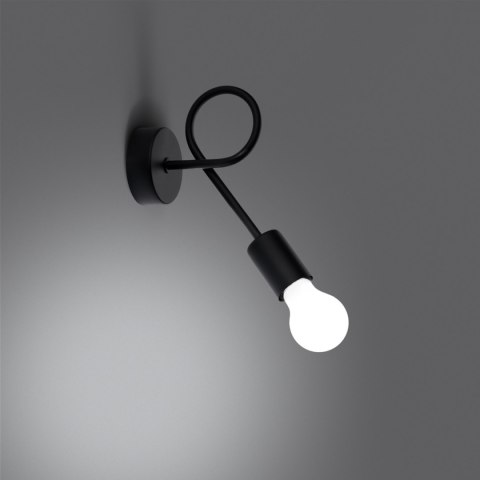 Sollux Lighting Kinkiet LEVAR czarny