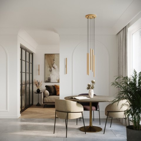 Sollux Lighting Kinkiet PASTELO 2 złoty