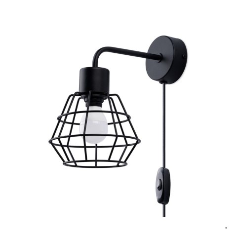 Sollux Lighting Kinkiet SUBA czarny