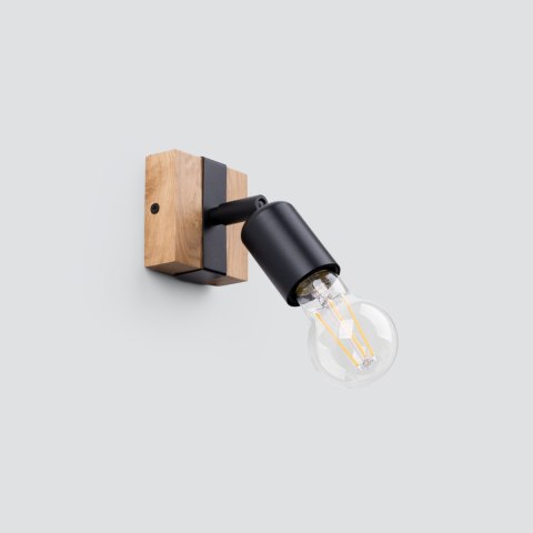 Sollux Lighting Kinkiet ZUCA czarny
