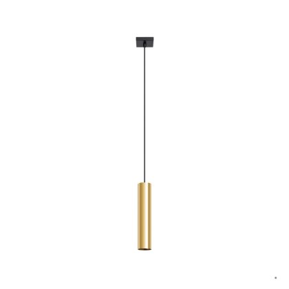 Sollux Lighting Lampa Wisząca LAGOS 1 złoty połysk