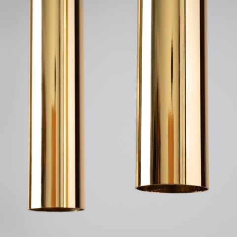 Sollux Lighting Lampa Wisząca LAGOS 2 złoty połysk