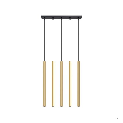 Sollux Lighting Lampa Wisząca PASTELO 5L złoty połysk