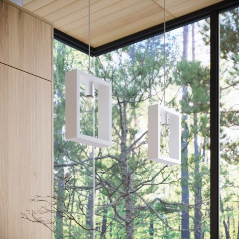 Sollux Lighting Lampa wisząca ARIES biała