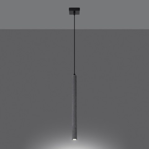 Sollux Lighting Lampa wisząca PASTELO 1 beton