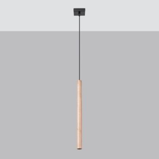 Sollux Lighting Lampa wisząca PASTELO 1 drewno