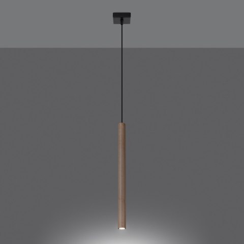 Sollux Lighting Lampa wisząca PASTELO 1 drewno