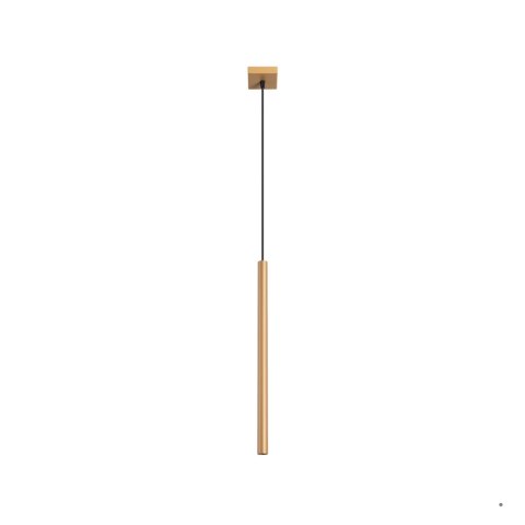 Sollux Lighting Lampa wisząca PASTELO 1 złota