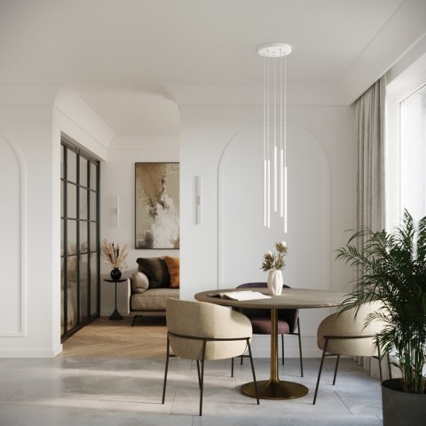 Sollux Lighting Lampa wisząca PASTELO 2 biała