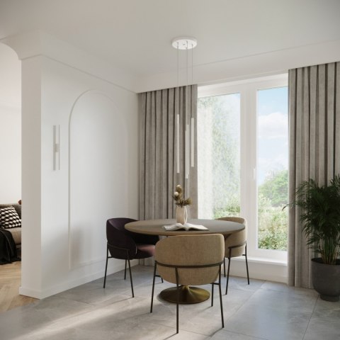 Sollux Lighting Lampa wisząca PASTELO 2 biała