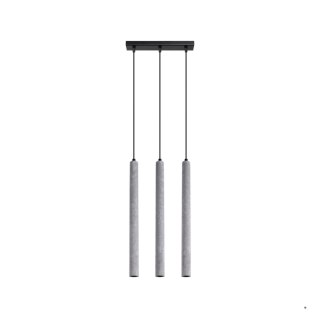 Sollux Lighting Lampa wisząca PASTELO 3L beton