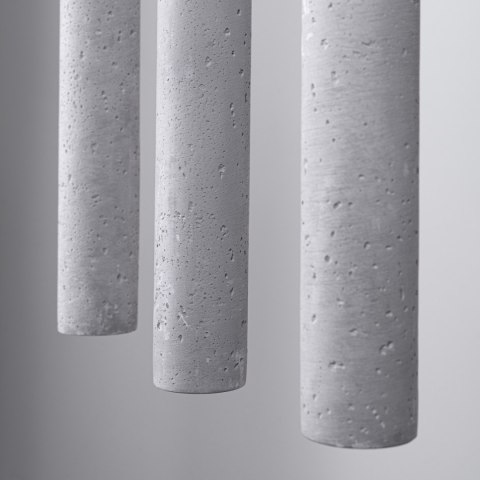 Sollux Lighting Lampa wisząca PASTELO 3L beton